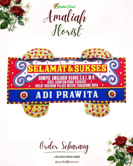 Papan Bunga Ucapan Selamat Slorok